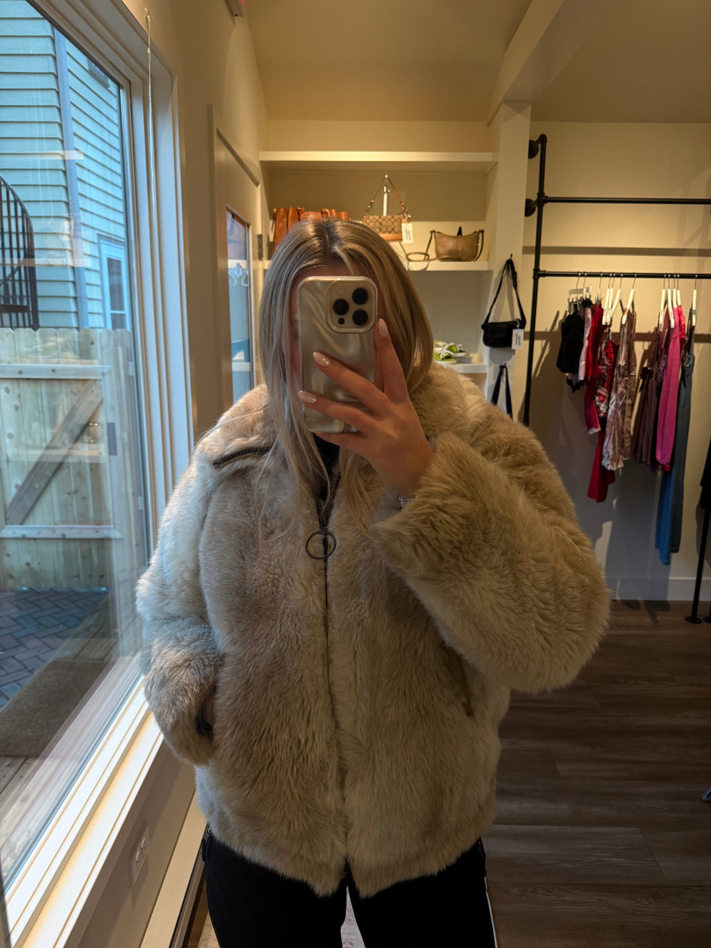 Vintage Country Pacer Fur Coat (real fur) - Medium