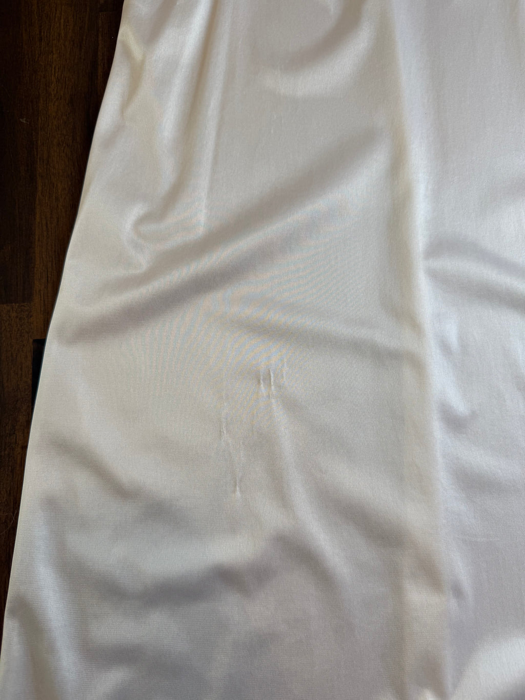 White Midi Slip Dress - Large