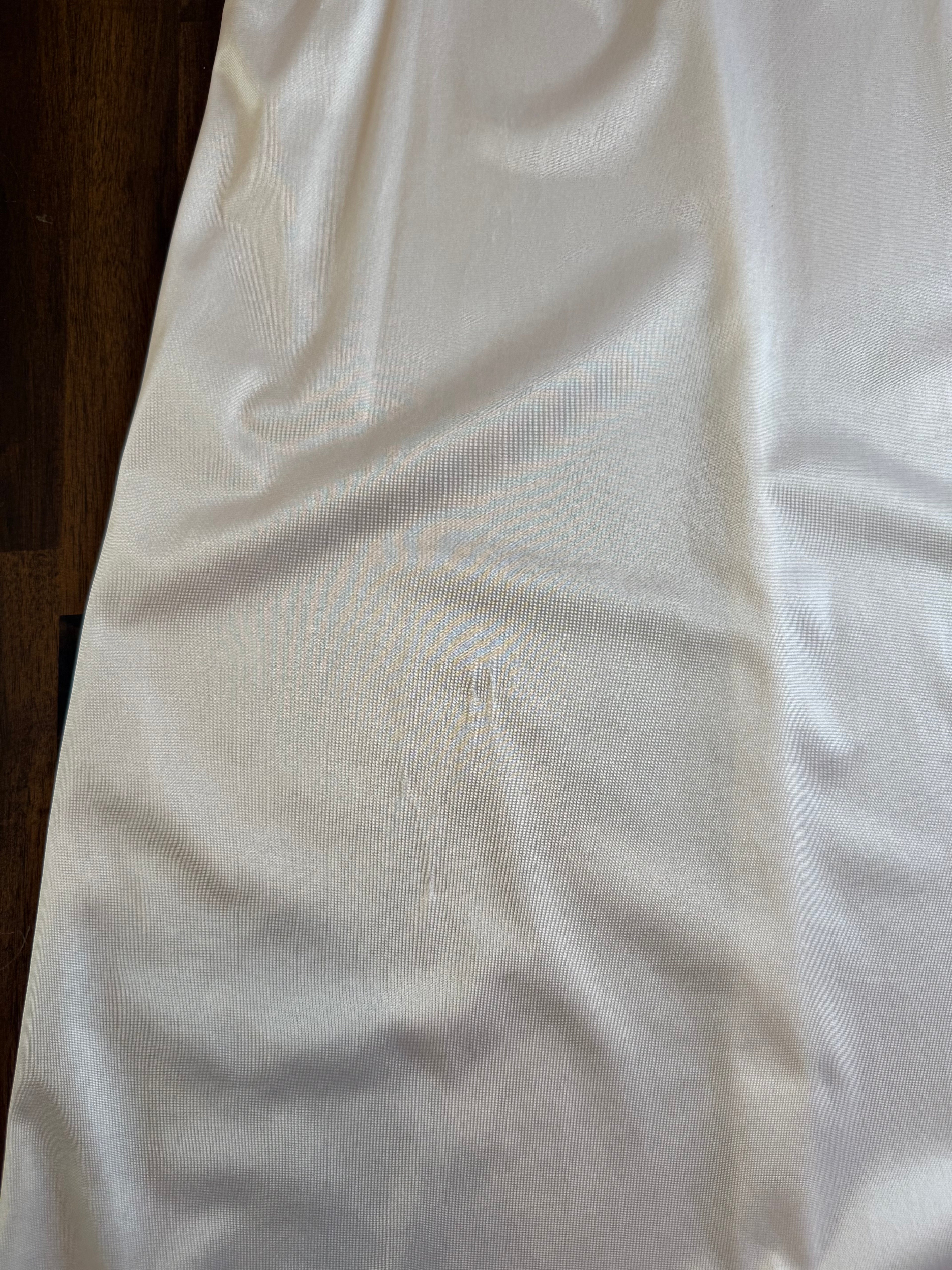 White Midi Slip Dress - Large