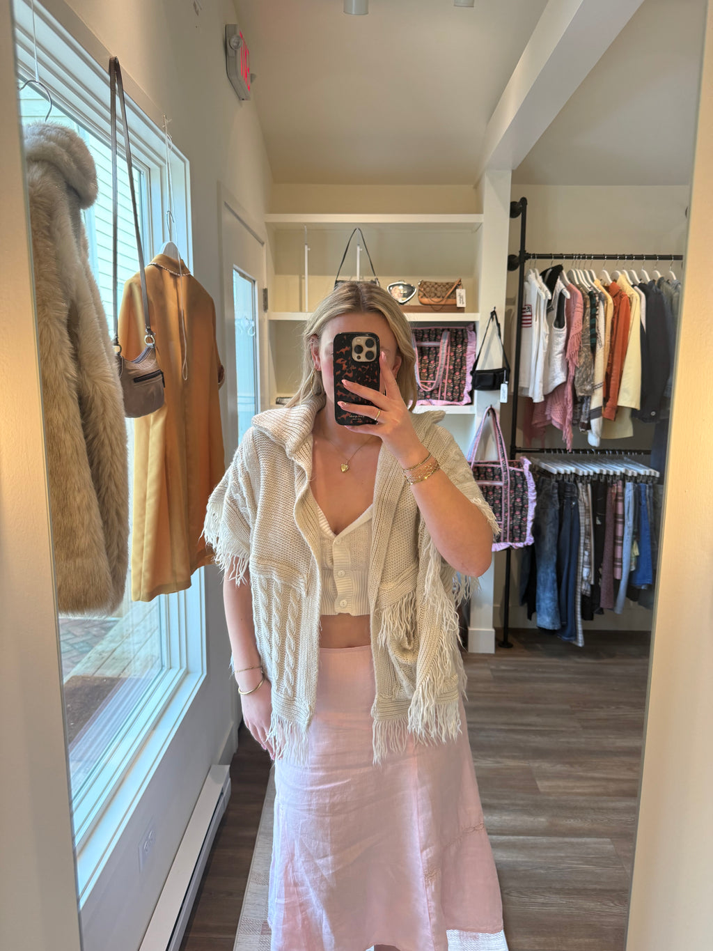 Chunky Poncho Cardigan - Medium