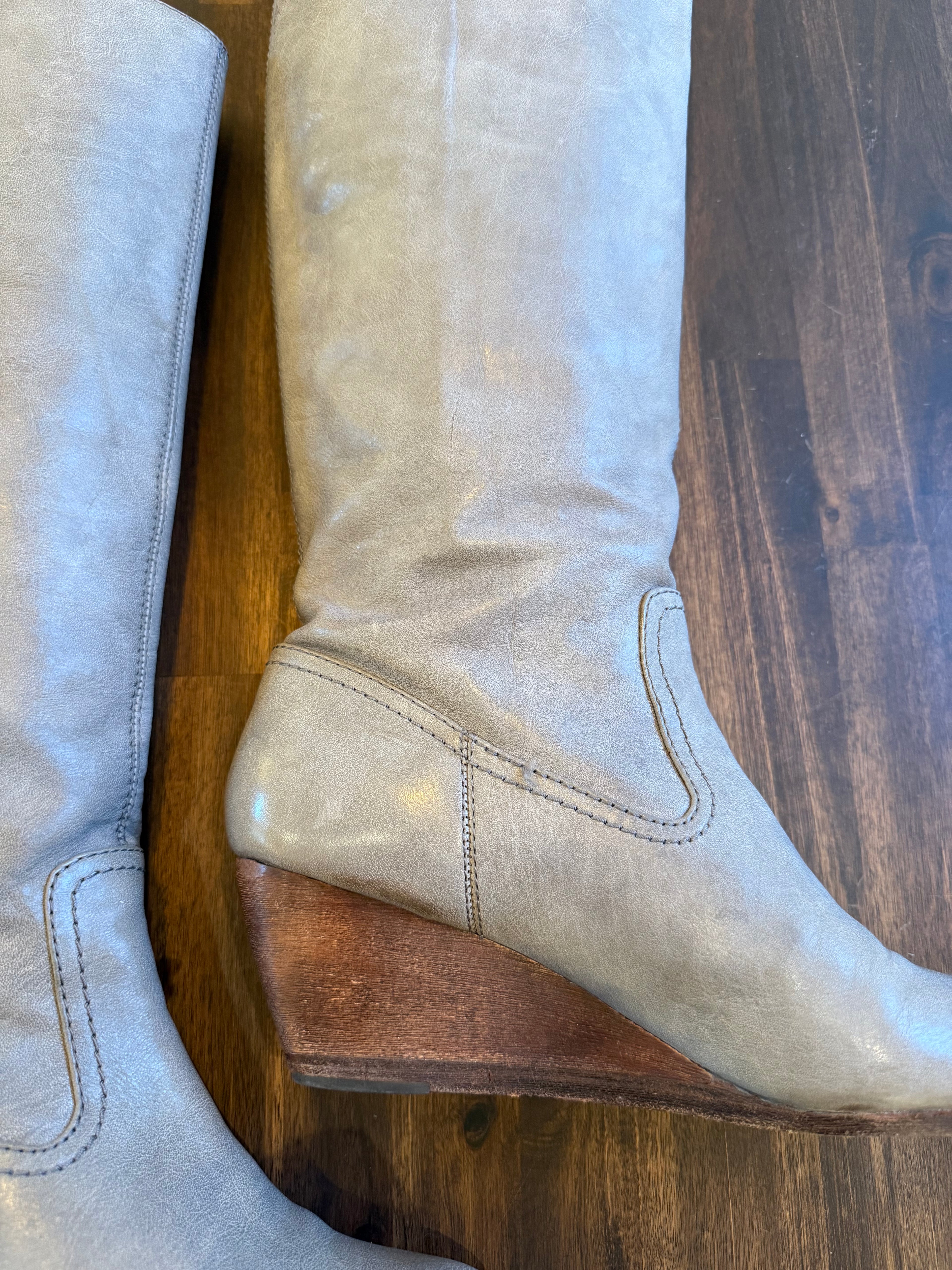 Frye Wedge Boots - Size 9.5