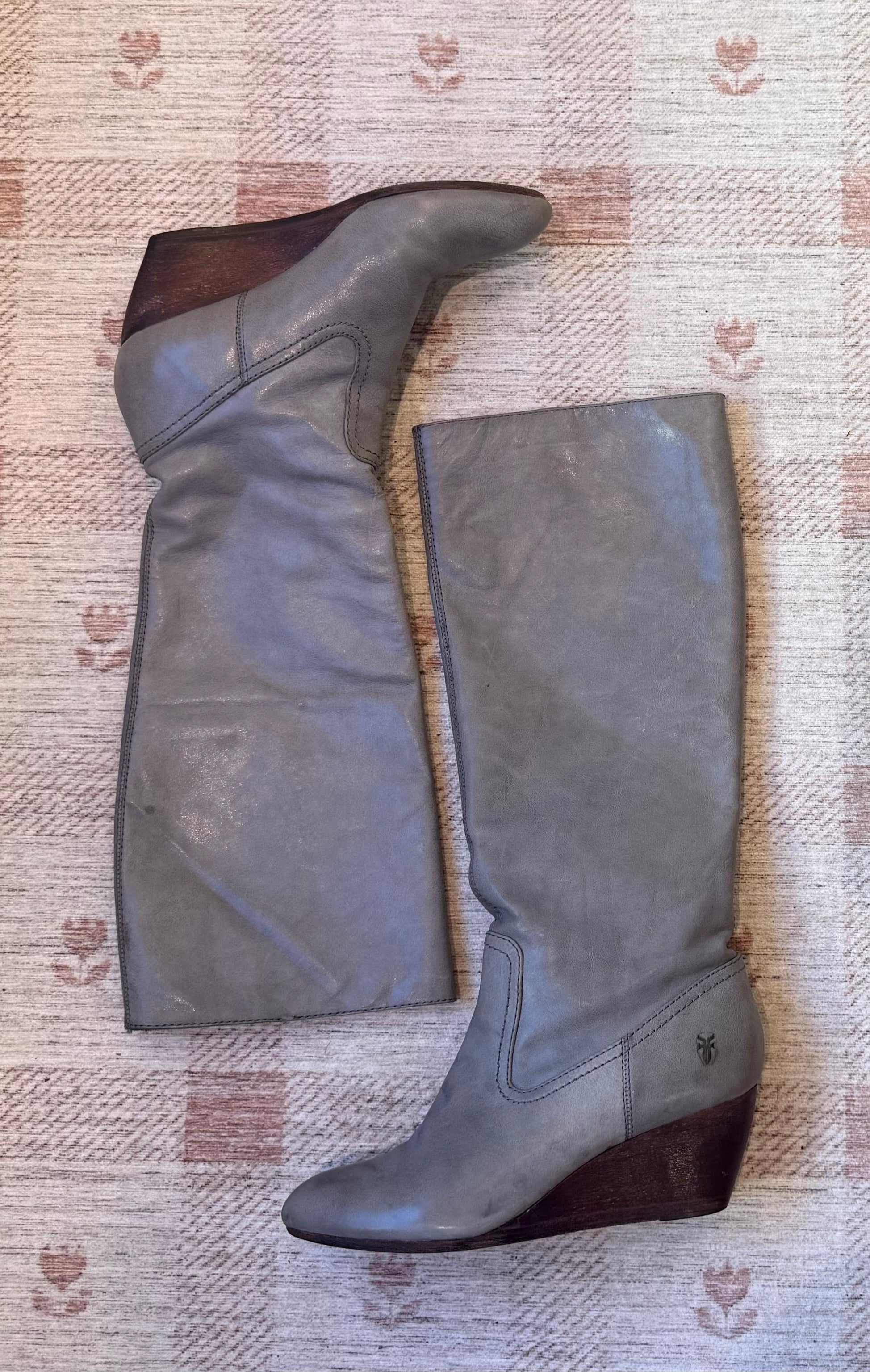 Frye Wedge Boots - Size 9.5