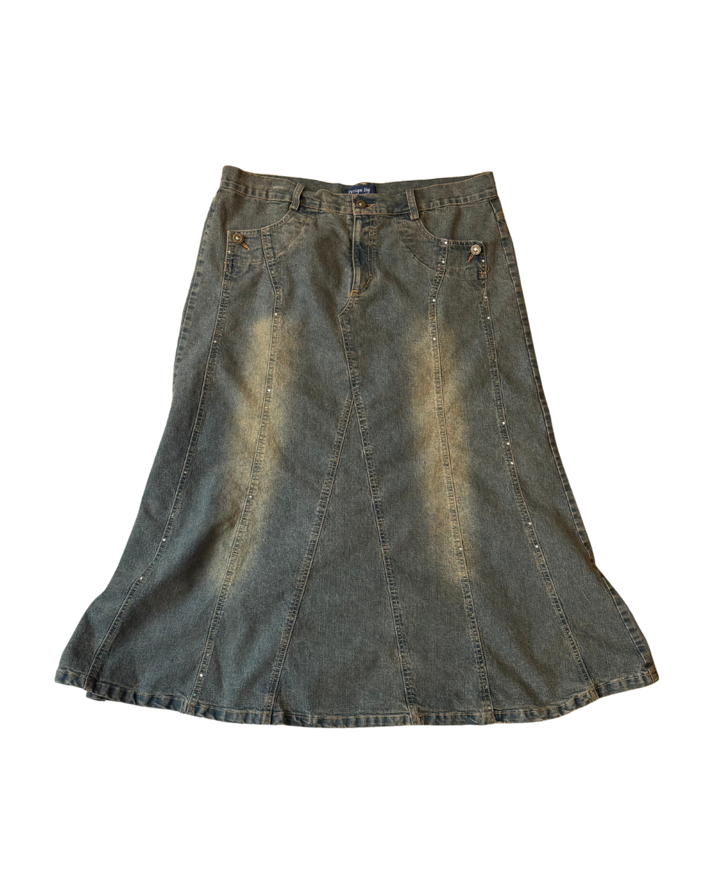 Midi Denim Skirt - XL/XXL