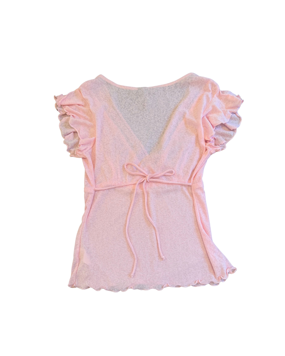 Pink Floral Embroidery Top - Medium