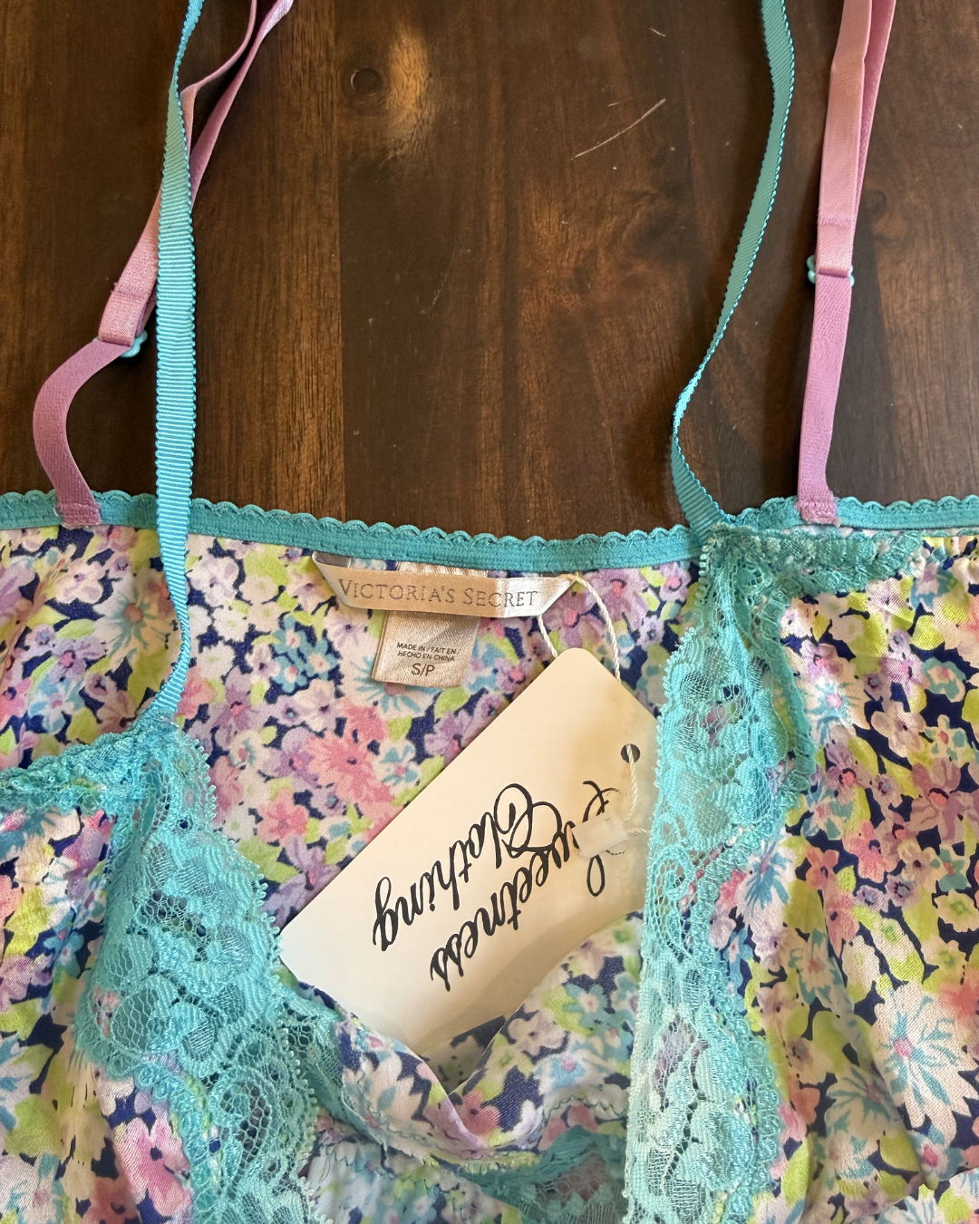 VS Floral Lace Tank - Small