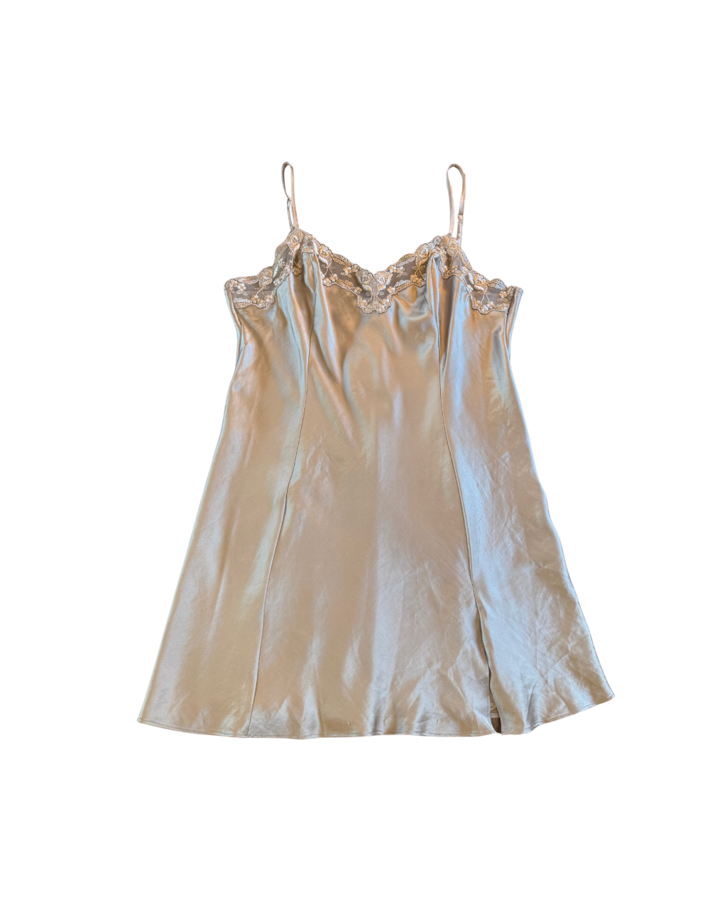 2000 VS Taupe Slip Dress - Medium