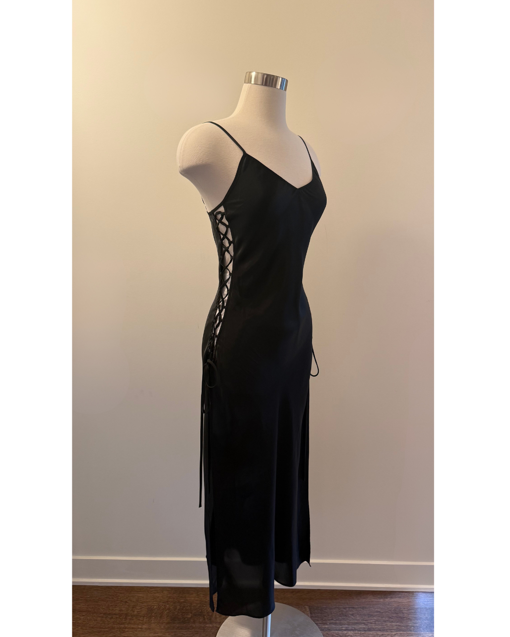 1999 Victoria's Secret Lace Up Slip - XS