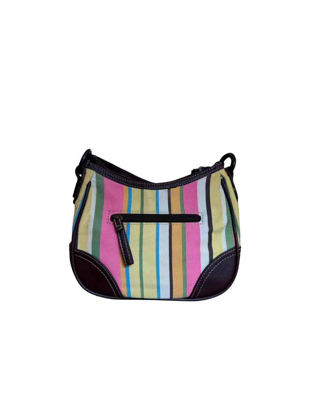 Colorful Striped Shoulder Bag