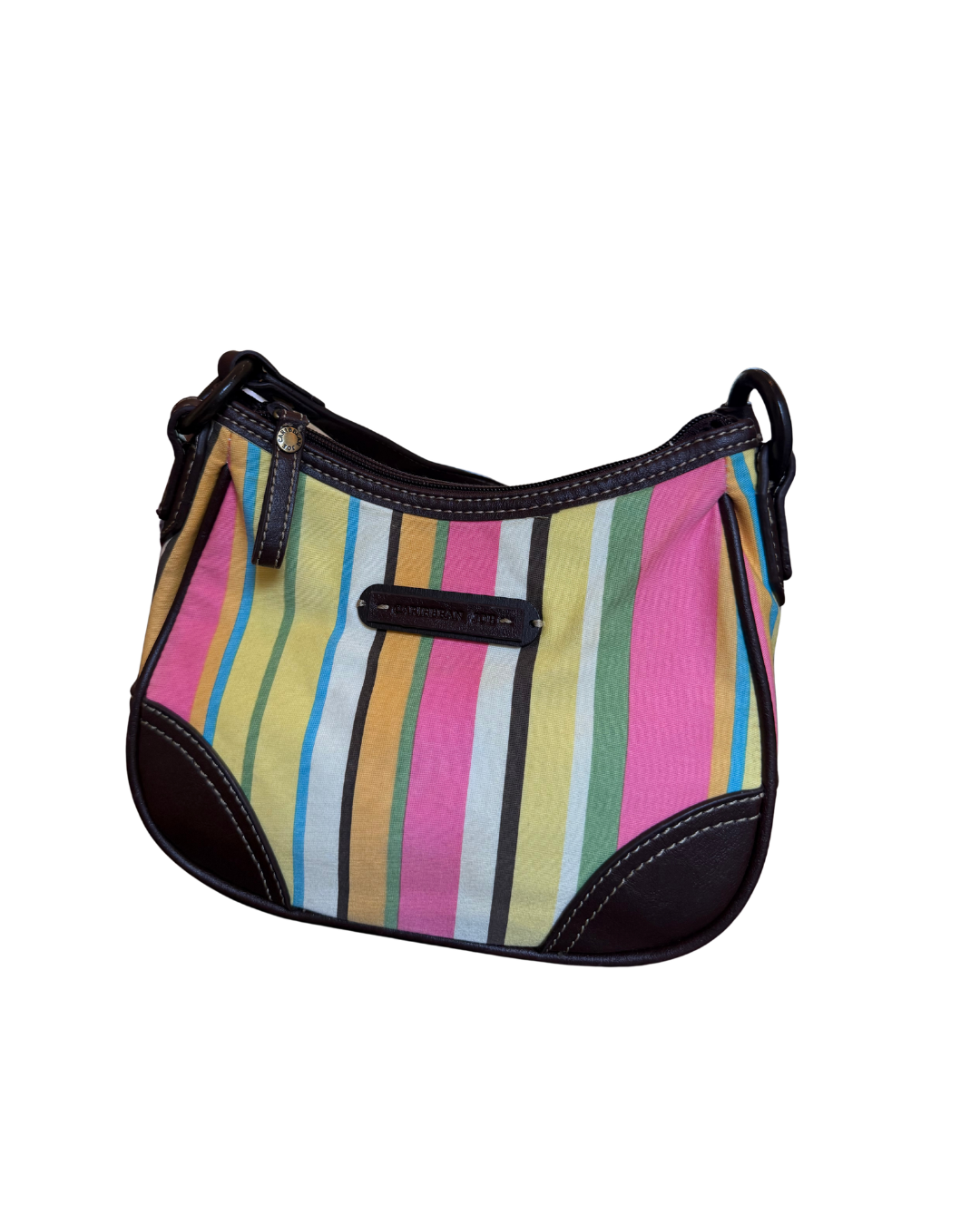Colorful Striped Shoulder Bag