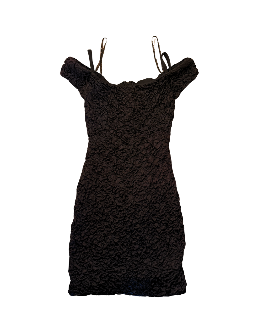 Betsy Adam Textured Mini Dress - Medium