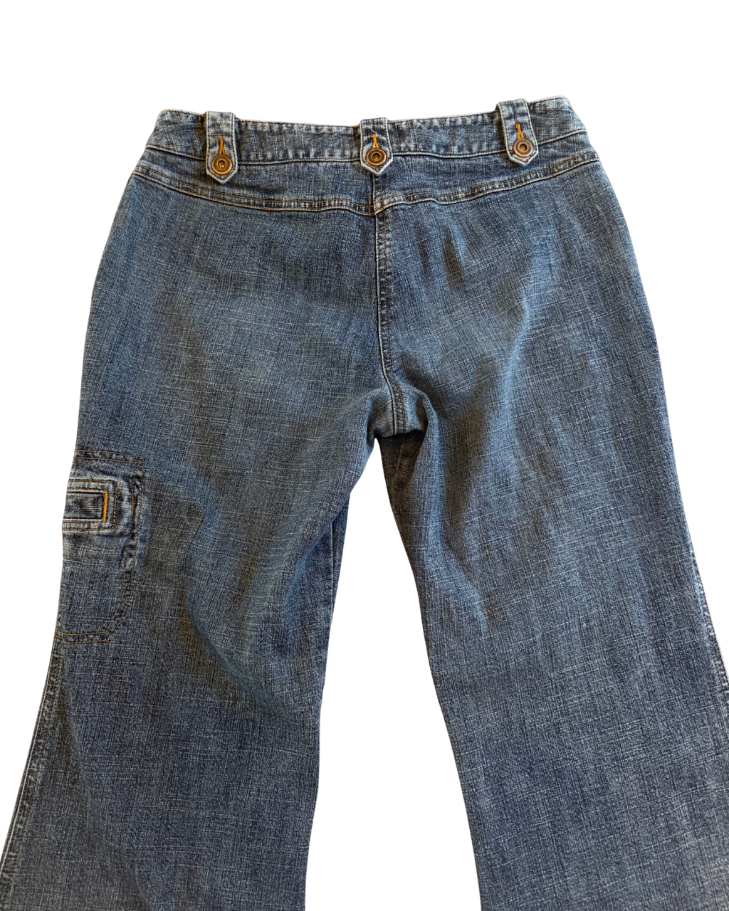 Button Detail Jeans - Size 6P