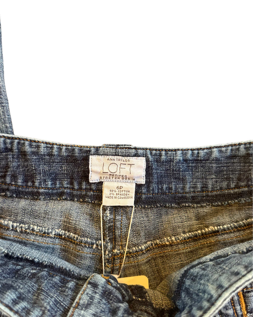 Button Detail Jeans - Size 6P
