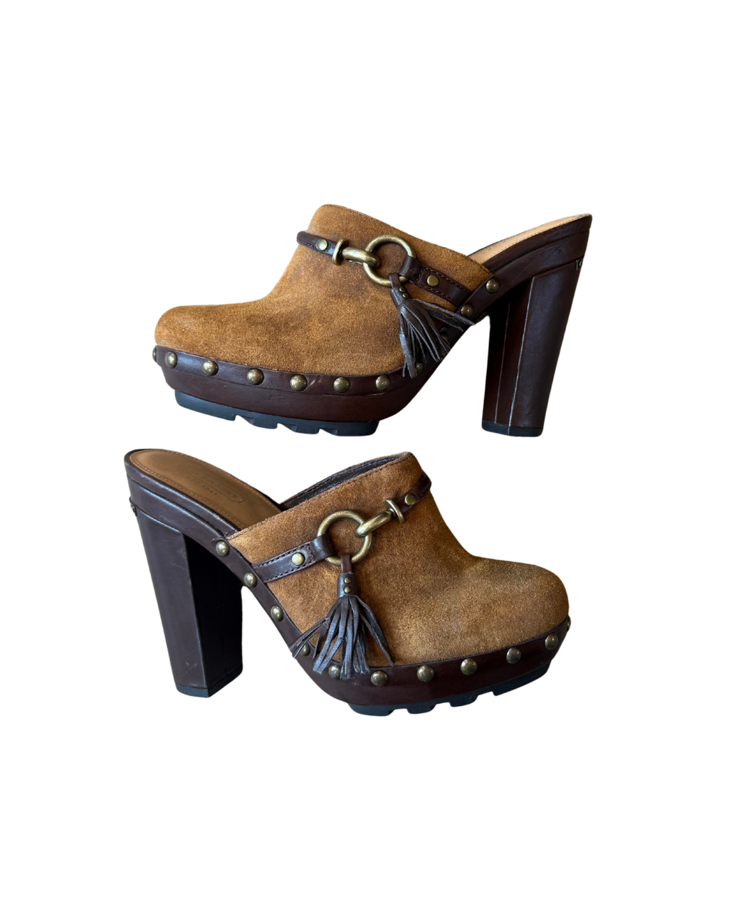 Coach Suede Mules - Size 8