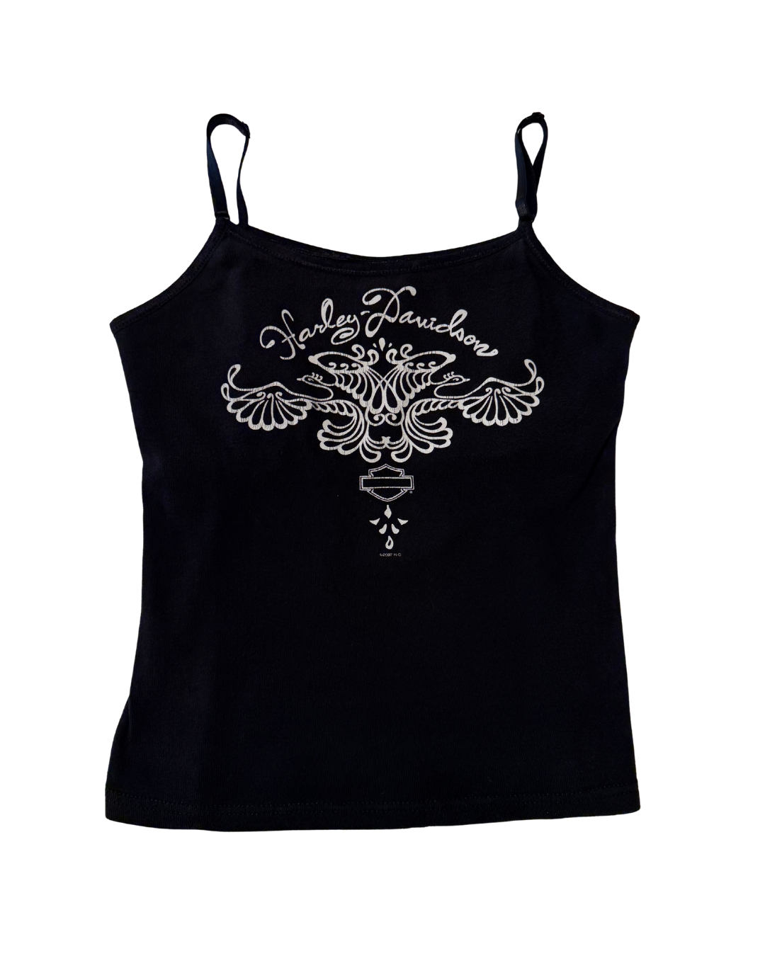Harley Cursive Spaghetti Strap Tank - Medium
