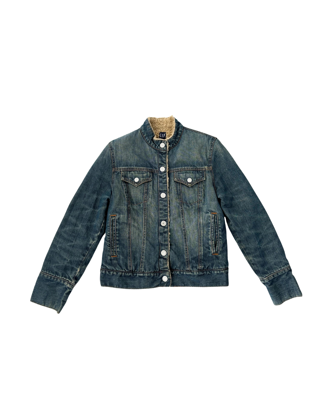 Gap Fur Lined Jean Jacket - XS