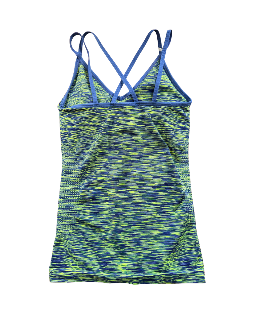 Strappy Green & Blue Longline Tank - S/M