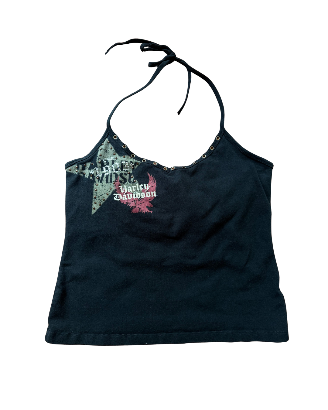 Harley Grommet Halter Tank - Medium