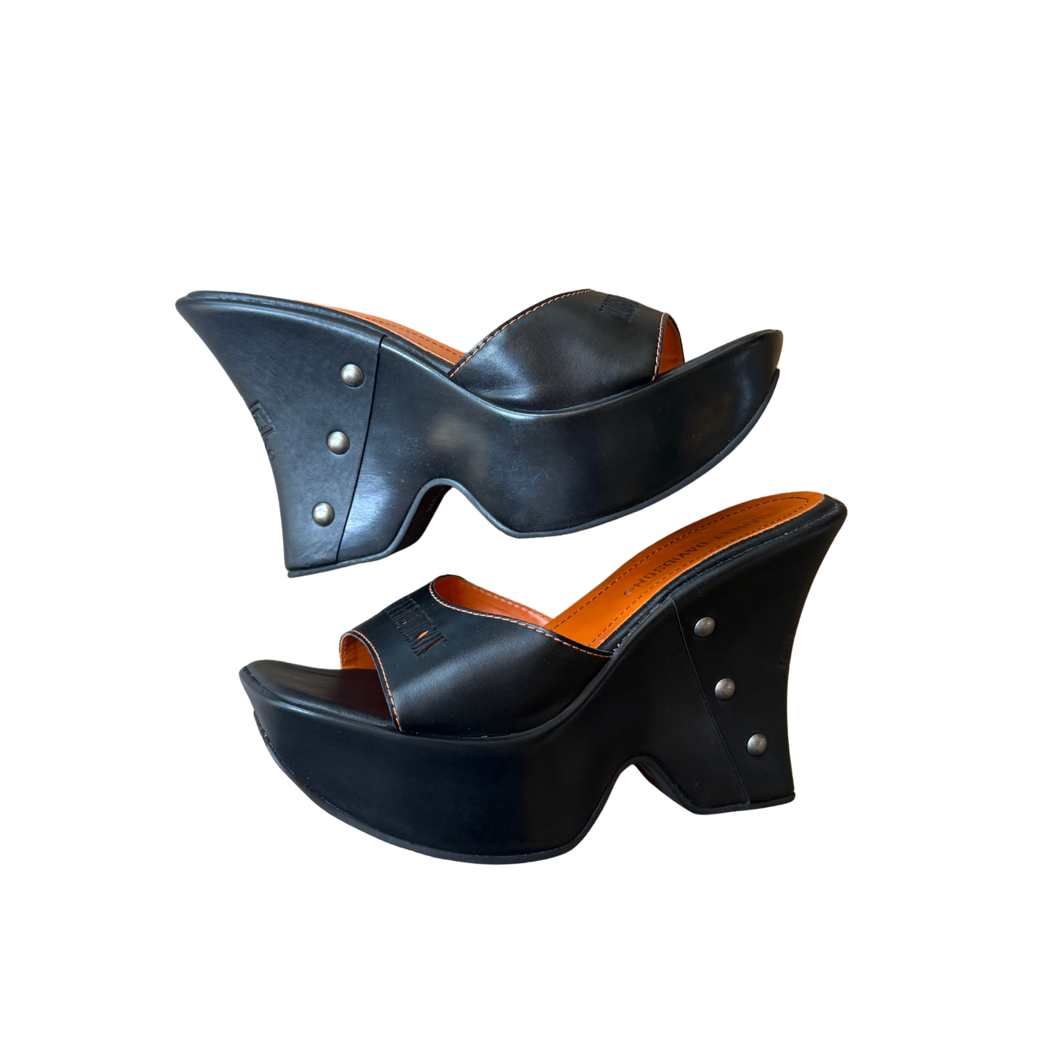Harley Davidson Platform Wedge - 8.5