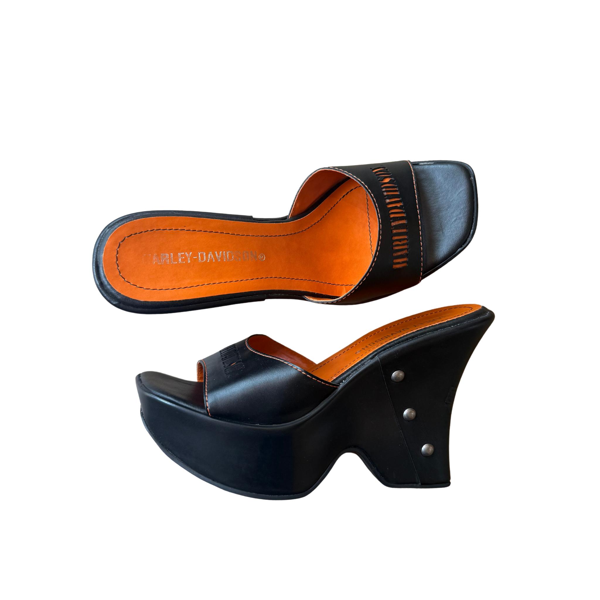 Harley Davidson Platform Wedge - 8.5