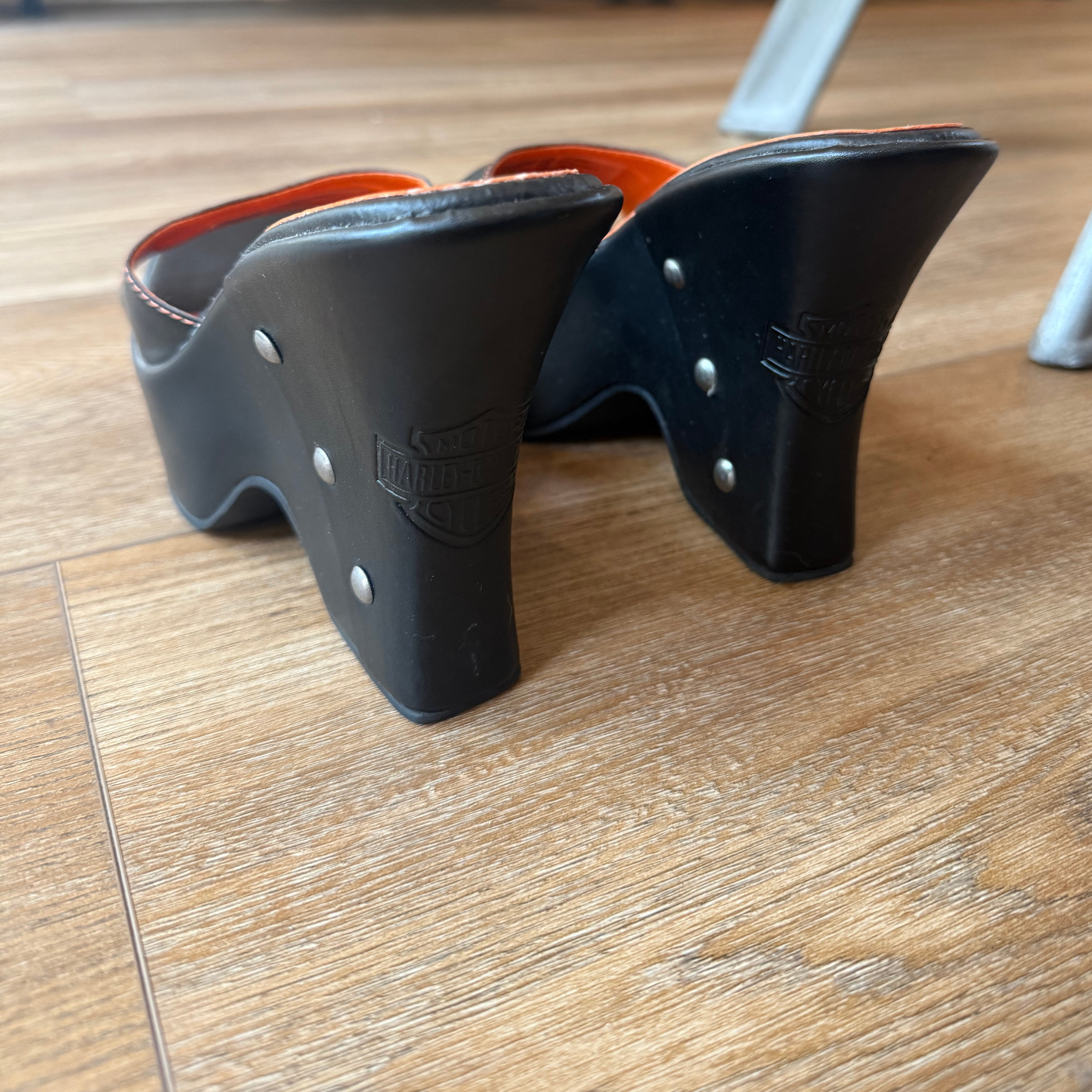 Harley Davidson Platform Wedge - 8.5