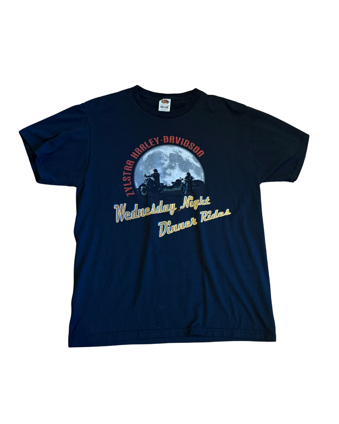 Harley Weds Night Dinner Rides Tee - Large
