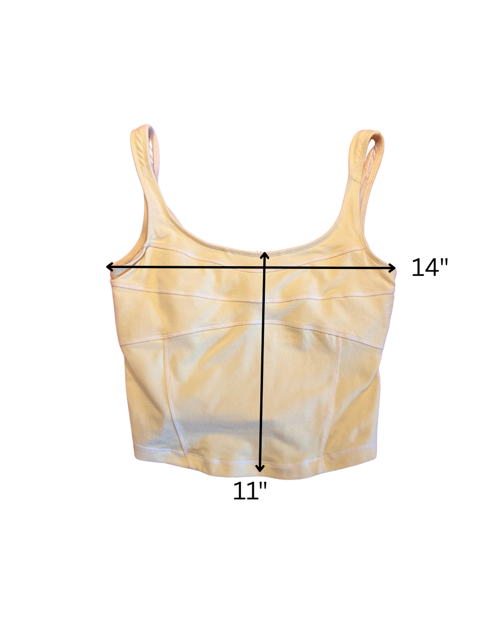 Vintage Nike Yellow Tank - Small
