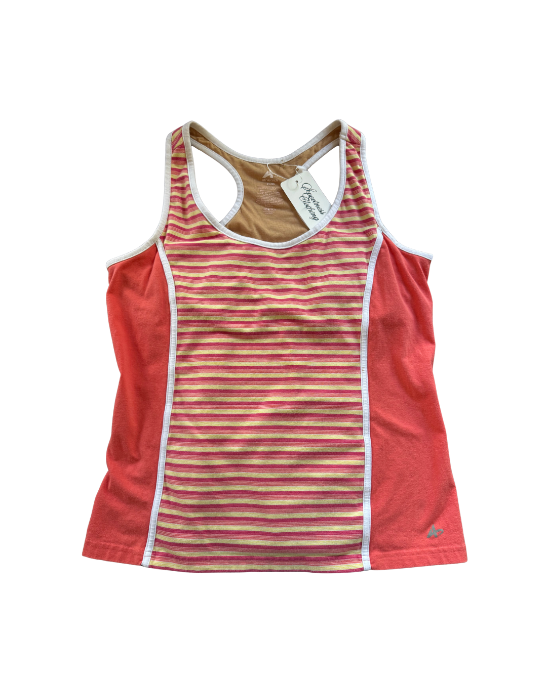 Y2k Pink & Orange Workout Tank - XL