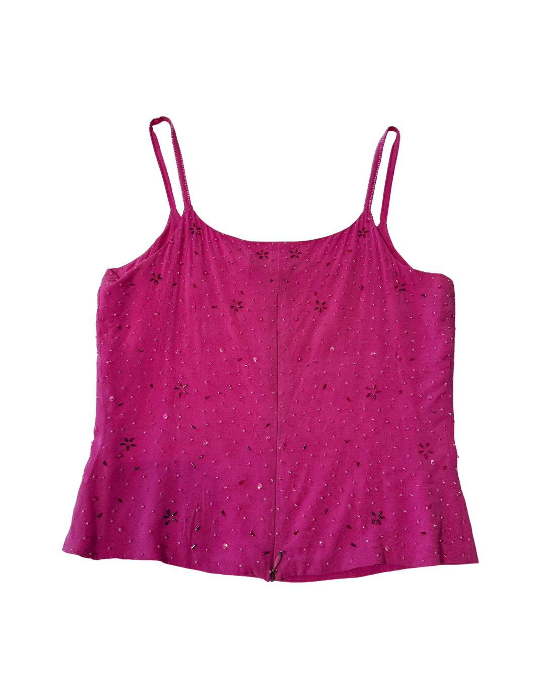Pink Arden B Beaded Tank - Size 4