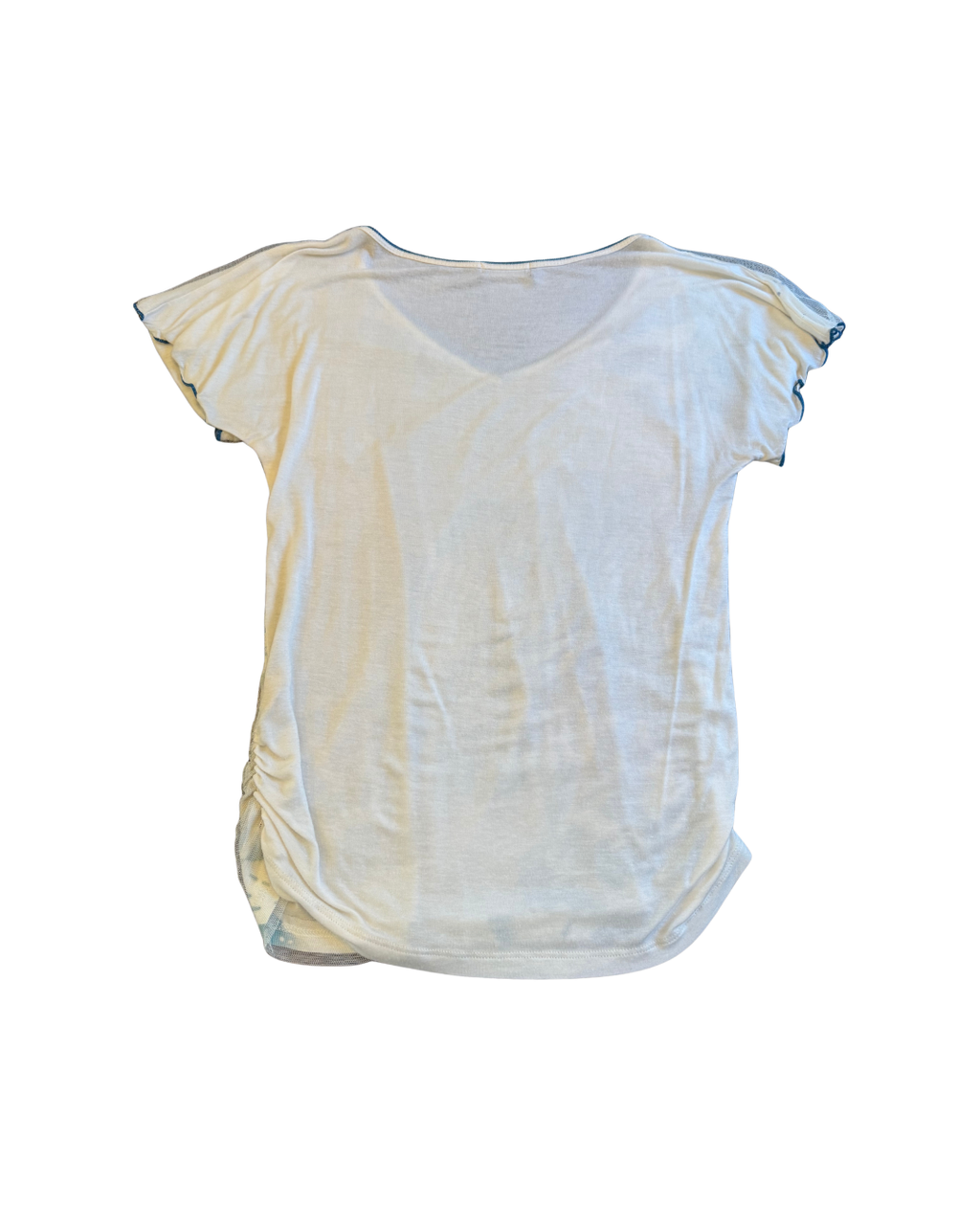 Double Layer Mesh Zebra Top - Medium