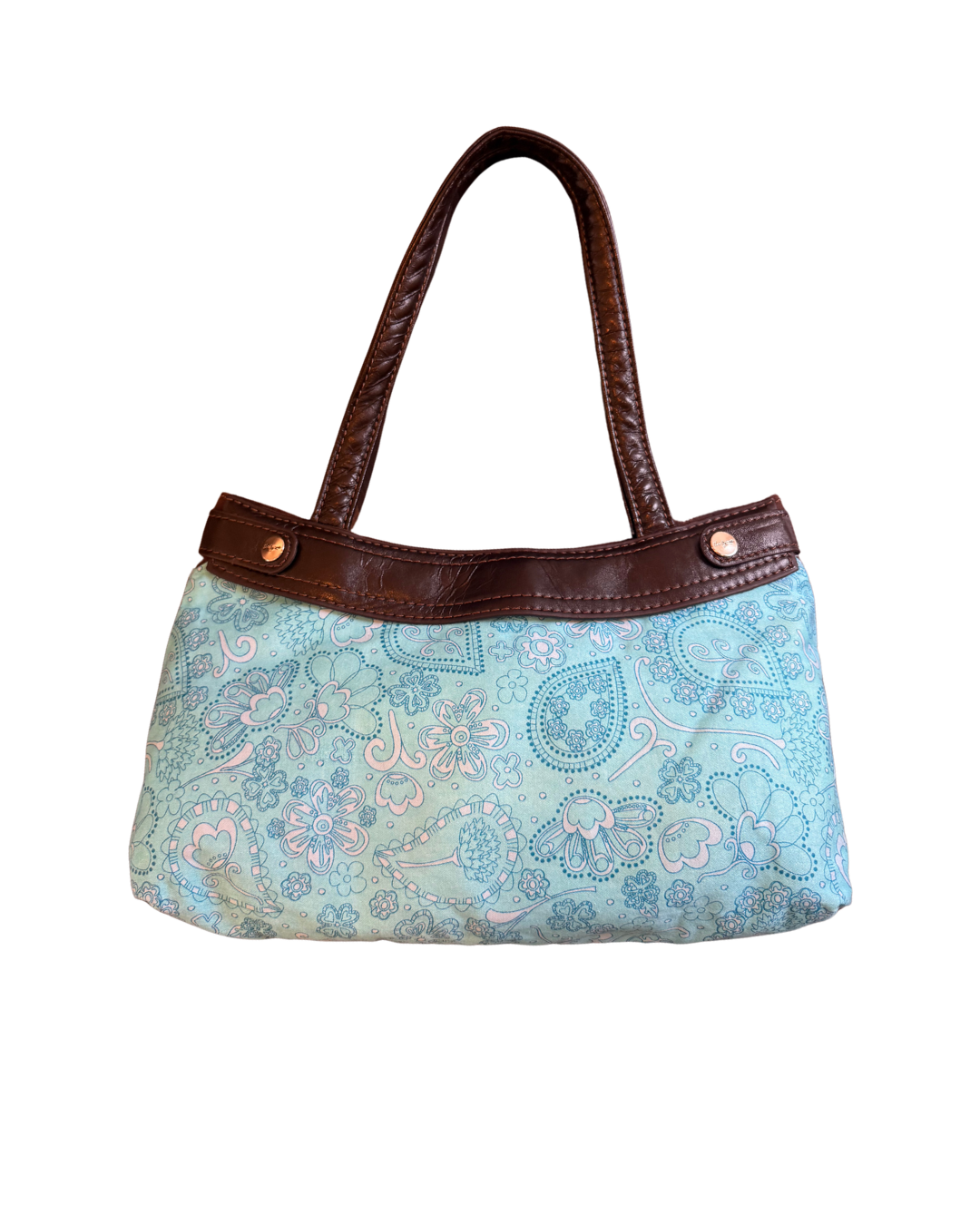 Blue Paisley Summer Shoulder Bag