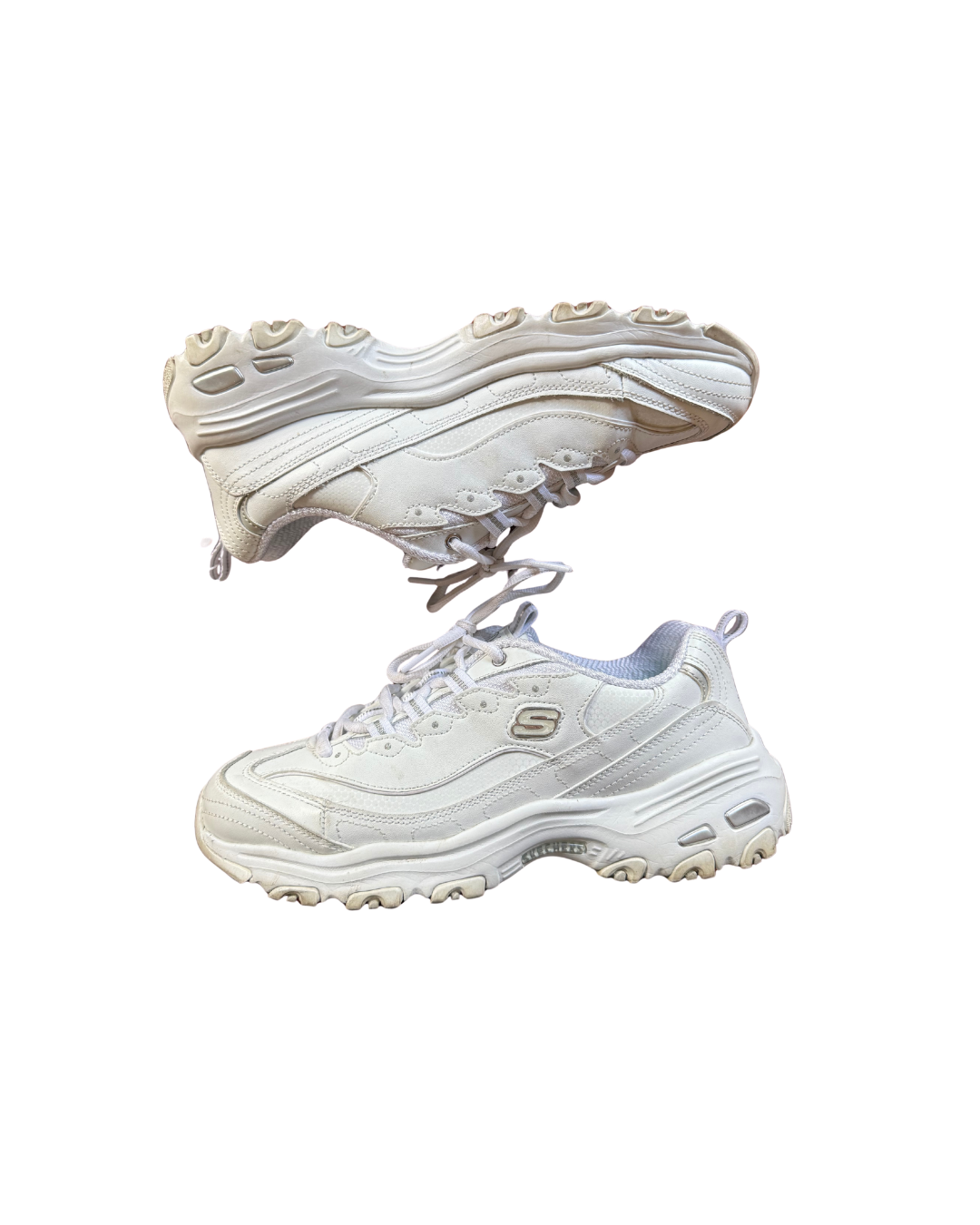 White Sketchers Sparkle Sneaker - Size 9
