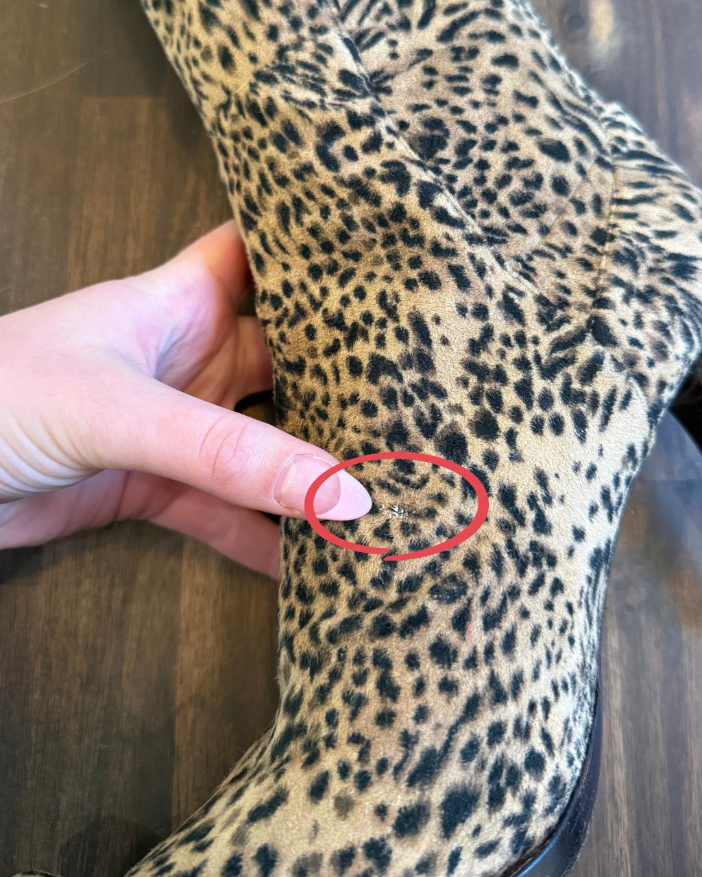 Stuart Weitzman Leopard Print Boots - Size 9.5