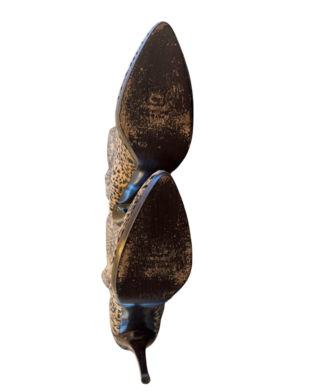 Stuart Weitzman Leopard Print Boots - Size 9.5