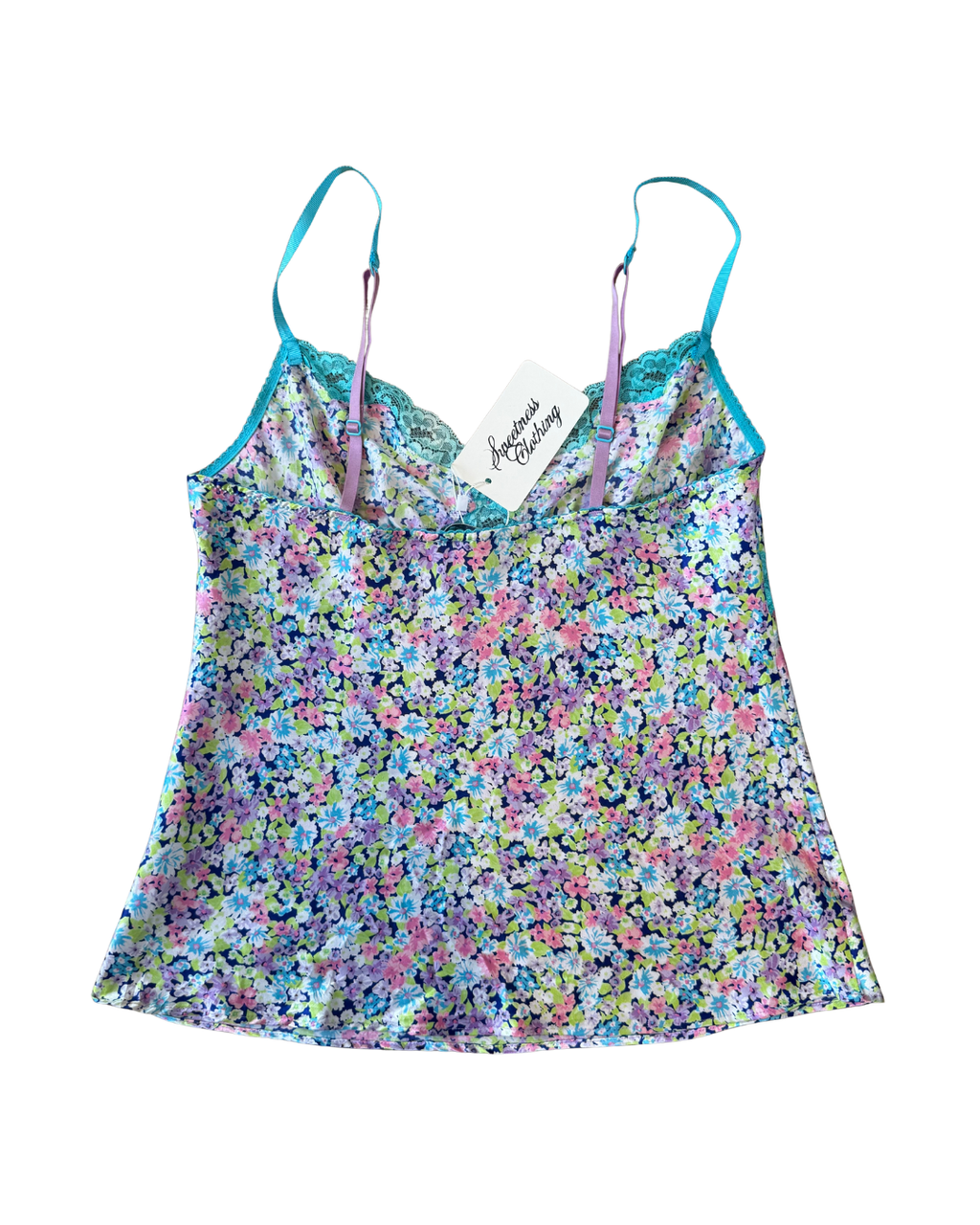 VS Floral Lace Tank - Small