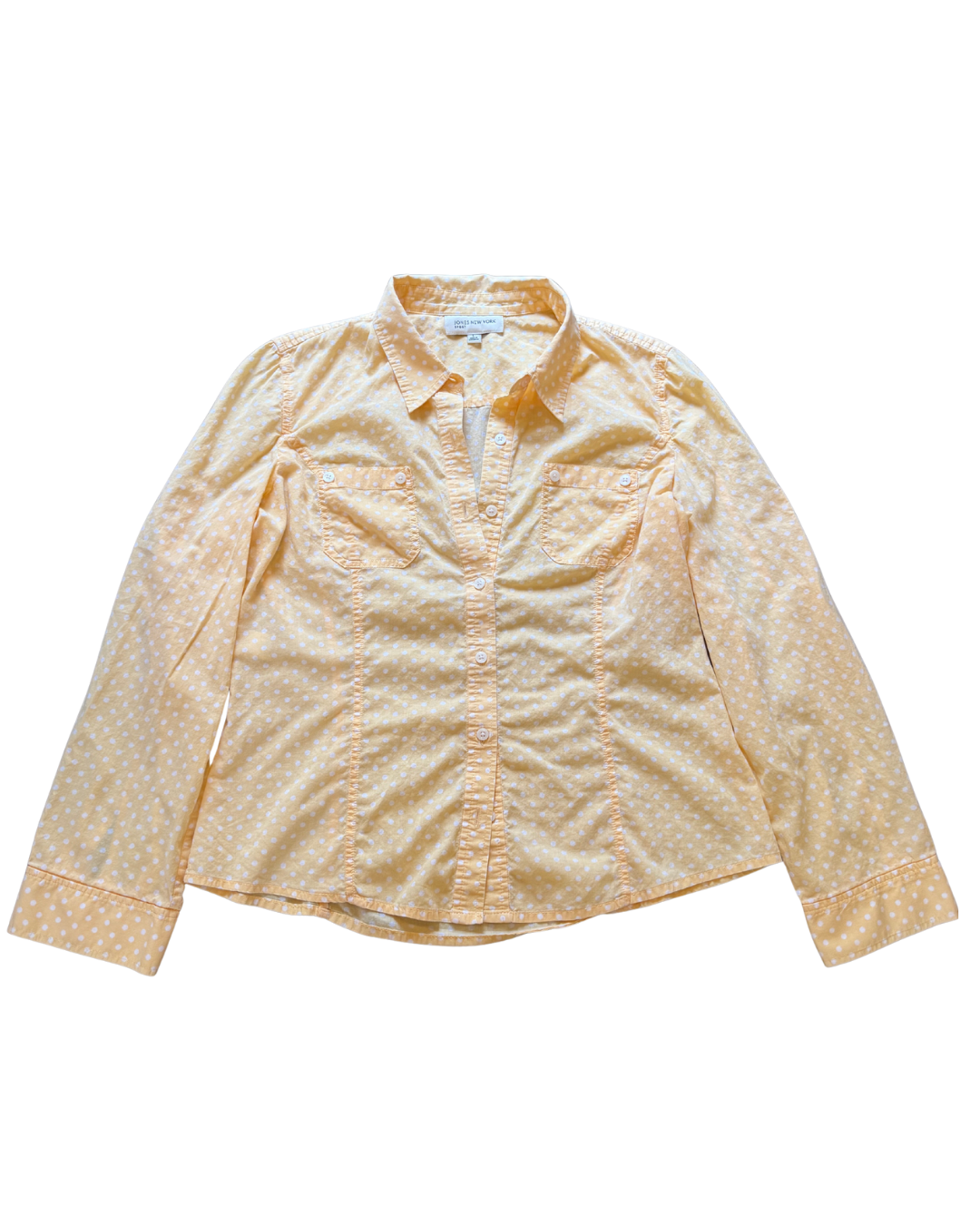 Snatched Polka Dot Button Up - Large